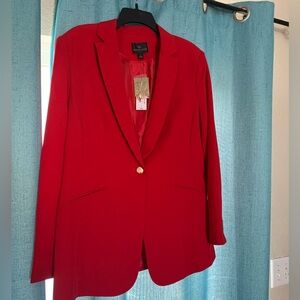 Beautiful Red Worthington Blazer